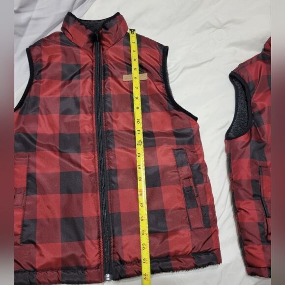 Buffalo David Bitton Boy's reversible vests Sz S And M - Picture 6 of 11